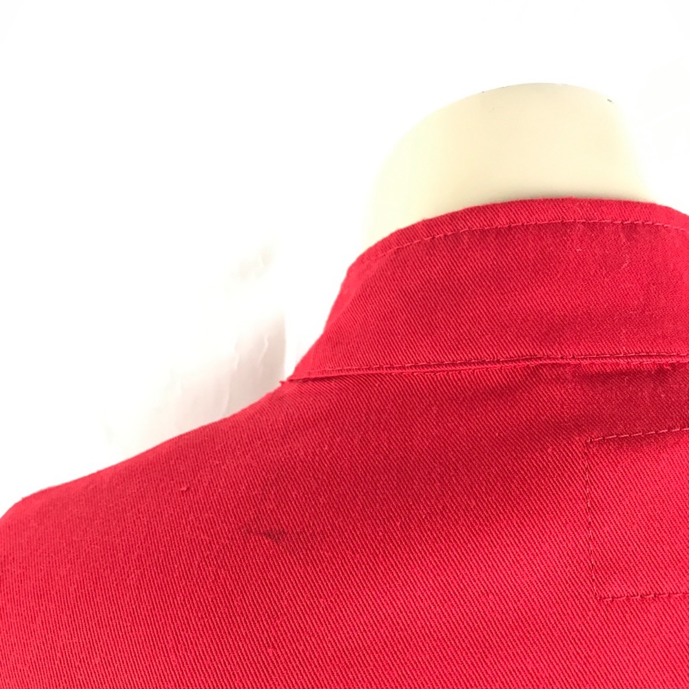 🚫SOLD🚫 Red Racer Style Sleek Zip-Up Jacket w/ - Picture 14 of 16
